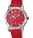 Casio Studded Red Dial Watch
