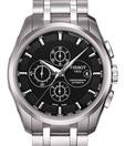 Tissot Couturier Black Dial Chronograph Watch