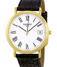 Tissot Desire Black Leather Strap Men