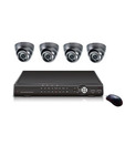 Four Camera Complete CCTV Security System with DVR