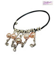 Niharikaa Chic Pearl Key Bracelet
