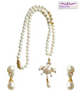 Niharikaa Pearls Marvellous Necklace Set
