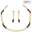 Niharikaa Pearls Colourful Pearl Set