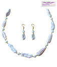 Niharikaa Pearls Exotic Mother Of Pearl Set