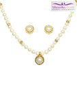 Niharikaa Pearls Stunning Pendant Set