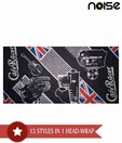 Noise Black Cafe Racer Woollen Strap Headwrap