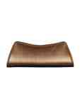 Oleva Copper Woven Edged Clutch With Free Women