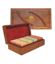 Organic India Wooden Box - Big - 4 x 25 Tea Bags