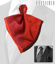 Orosilber Shades Of Red Majestic Silk Pocket Square