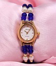 Oleva Blue-White Unison Pearl Watch