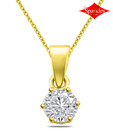 Sparkles Winsome Yellow Gold Pendant