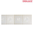 Freelance White & Beige Table Cover With Lace