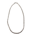 Styleos Silver Bush Squared Chain