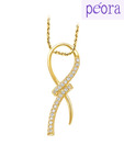 Peora Silver Gold Plated Pendant
