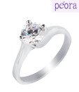 Peora Classic CZ Solitaire Ring