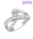 Peora Designer CZ Solitaire Ring