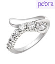 Peora Shimmery CZ Ring