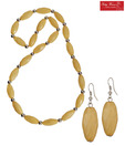 Pretty Woman Yellow Glamorous Necklace Set