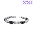 Peora 18kt Gold Rivets Stainless Steel Bracelet
