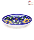 Home Sparkle Blue Floral Soap Dish
