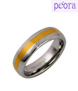 Peora Blingful Dual Tone Tungsten Ring