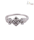 Silvera Pristine Sterling Silver CZ Ring