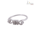 Silvera Angelic Sterling Silver CZ Ring
