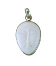 Indian Silver Bonface Pendant