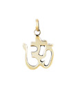Indian Silver Auspicious OM Pendant