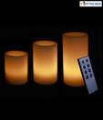 Kytes India Yellow LED Candle Set - 3 Pcs