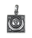 Indian Silver Rudra Durga Silver Pendant