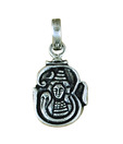 Indian Silver Classic Shivji Silver Pendant