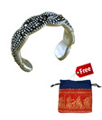 Indian Silver Opulent Marcasite Toe Rings With Free Jewellery Pouch
