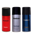 Reebok (Reecharge, Reegame, Reeplay) Men Pack of 3-Each 150 ml
