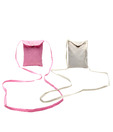Rediscover Fashion Pink & Off White Mobile Pouch Combo