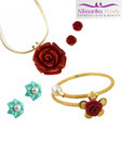 Niharikaa Pearls Coral Hamper -COM4905