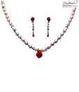 Niharikaa Red Coral Rose Set