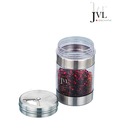 JVL 4 Piece Twister Mouth Freshener Canister Set With Holder