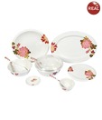 Real Graceful Floral Melamine Dinner Set