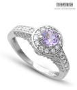 Revlis Fiona Amethyst Silver Ring