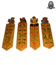 Ratoomal Embossed Book Marks Set of 4