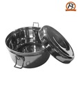 Ridhi Sidhi Stainless Steel Round Snack Box