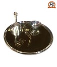 Ridhi Sidhi Traditional Stainless Steel Pooja Thali Set
