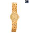 Rochees Sleek Round Studded Watch
