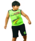 SDL By Sweetdreams Green & Black Night Suit For Kids