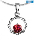 Sanskruti Real Diamond Charming Ruby Pendant