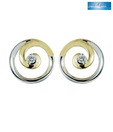 Sanskruti Dazzling Yellow Gold Diamond Earrings