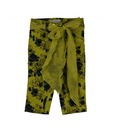 Pretty One Cotton Green Stretchable Pant For Kids