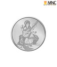 MNC 10 Gm Sacred Goddess Saraswati Silver Coin With 99.9% Purity