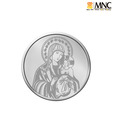 MNC 10 Gm Holy Mother Mary Silver Coin With 99.9% Purity